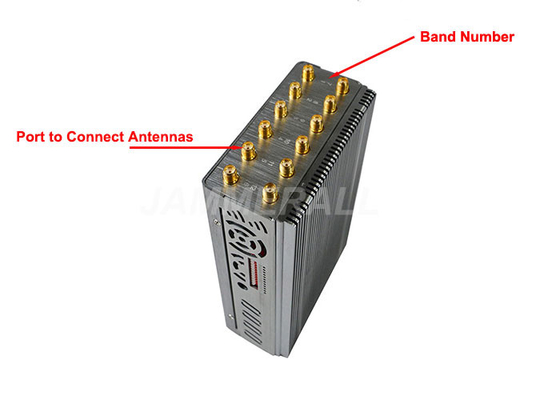 Emittente di disturbo senza fili portatile del segnale di 12 bande per WiFi/GPS/blocco 3G/di LOJACK 4G