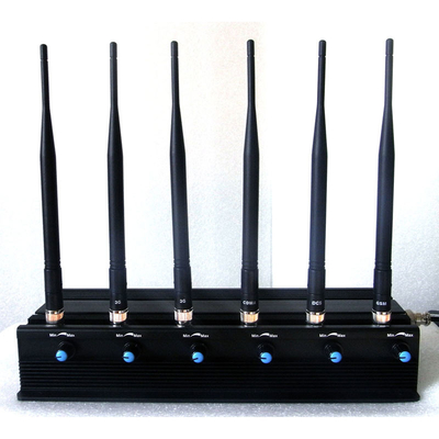 Tipo regolabile del DCS PCS delle antenne CDMA GSM dell'emittente di disturbo 6 dello stampo del segnale del telefono cellulare