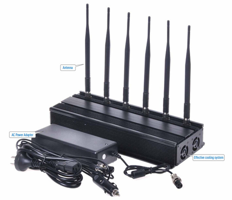 Desktop regolabile dell'interno dello stampo di WiFi delle antenne dell'emittente di disturbo 6 del segnale del telefono cellulare