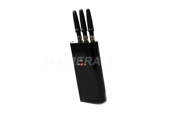 qualità  3 Antennas Portable Cell Phone Jammer , Mini - Pocket Size Mobile Signal Jammer fabbrica